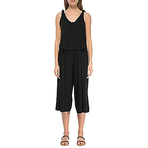 B Collection by Bobeau Womens Vicky Knit Cropped Jumpsuit