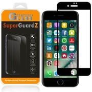 [3-Pack] For iPhone 6S / 6 (4.7") - SuperGuardZ Tempered Glass Screen Protector, Full Screen Coverage, 9H, Anti-Scratch, Anti-Bubble, Anti-Fingerprint [Black]