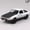 AE86 BlackWhite, variant on 1:32 Scale AE86 LP770 Divo Diecast Sports Car, Pull Back Function Openable Door Miniature Collectible Vehicle Gift