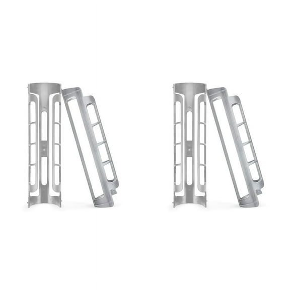 4pcs Coffee Pod Holder Side Mount for K Cup Pods Dispenser for Single- Coffee Makers Gray