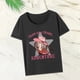 thumbnail image 1 of Camiseta de Cuello Redondo para Mujer, Camiseta Informal de Manga Corta para Uso Diario en La Playa. L, 1 of 10