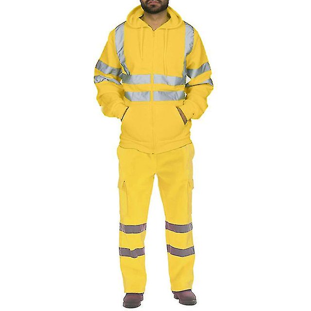 Ensemble Veste à Capuche et Pantalon de Sécurité pour Hommes