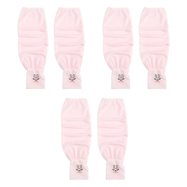 1 par de guantes de protección solar, manga larga y bonita de hielo con forma de conejo, manga anti-UV para mujer