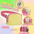 thumbnail image 5 of TINYAT Fanny Pack for Women 3 Zipper Pockets Waist Bag Waterproof Belt Bag Purse for Walking Shopping, 5 of 8