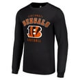 thumbnail image 2 of Men's Starter Black Cincinnati Bengals Long Sleeve T-Shirt, 2 of 3