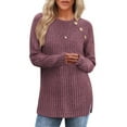 thumbnail image 7 of OALUXE Long Sleeve Shirts for Women Casual Tunic Tops Loose Fit Dressy Lightweight Sweaters, 7 of 7