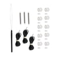 thumbnail image 3 of GROWTH TANK Universal RV Window Shade Restringing Set Sturdy Accessory Hardware and Rope Black Rope, 3 of 9