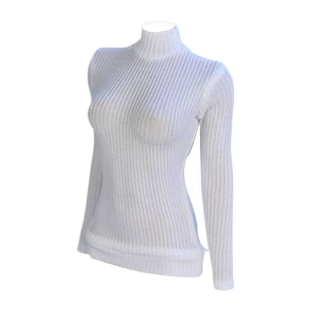 Camisa de base de manga larga de 1/6 escala camisa de base rayada de moda muñeca hecha a mano top casual básica para figuras de 12 pulgadas cuerpo