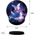 thumbnail image 6 of Mouse Pad with Wrist Rest, Ergonomic Gaming Desktop Mouse Pad Wrist Rest, Comfortable Mousepad for Computer, Laptop, Office, and Home, Non- Base, Waterproof Surface, 6 of 7