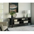 thumbnail image 3 of WAMPAT TV Stands for 65 inch TV Entertainment Center Wood Media Console Storage Cabinet, 60 inch, Black, 3 of 7