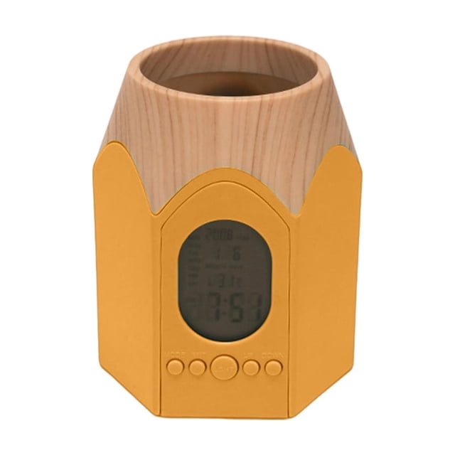 Ohufall Small Digital Alarm Clock Compact Bedside Clock Desk Clock For Student Bedroom Room Decor Battery Clock
