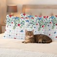 thumbnail image 3 of 4th of July Outdoor Waterproof Pillow Covers, Independence Day Star Leaves Gray Plaid Decorative Rectangle Throw Pillowcase Sofa Cushion Sham for Patio/Couch/Chair, 20"x12" 2 Pack, 3 of 8