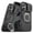 Black, variant on Kryonix for iPhone 16 6.1'' Case with Screen Protector,Includes a Sliding Camera Cover,360° Magnetic Rotated Ring Kickstand,Military Grade Shockproof Protective Cover,Wine