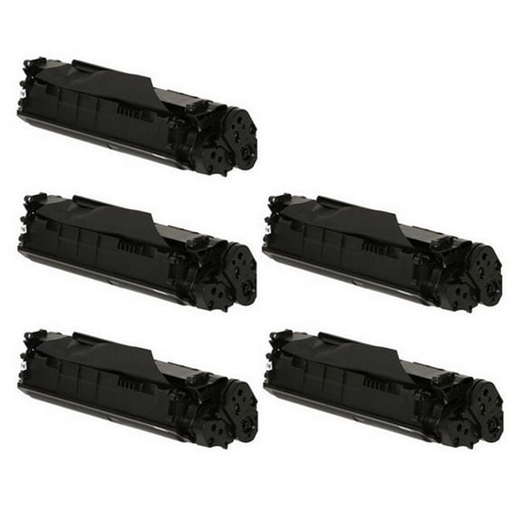 PrinterDash Compatible Replacement for LBP-2900/LBP-3000 Toner Cartridge (5/PK-2000 Page) (7616A003AA_5PK)