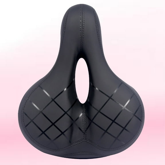 GOOHOCHY Comfort Bike Seat Mountain Bike Saddle 25.00X20.00X13.00CM Black