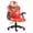 Red Gold, variant on Swivel Gaming Chair for Boys Girls Kids Activity Chair High Back Ergonomic Racing Computer Chair, Height Adjustable, Pink