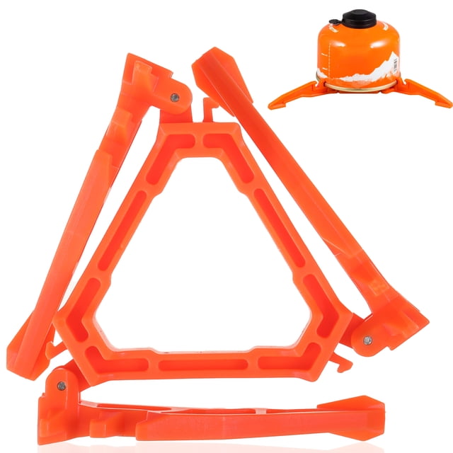Yuarrent Soporte Universal para tanque de , fijación estable, trípodes portátiles, soporte para tanques de no deformable, plegable Kits de desorden para acampar Naranja