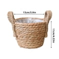 thumbnail image 2 of CZSCPDAW Extra-Large Woven Seagrass Floor Planter Basket, Decorative Plant Holder for Balcony, Patio and Indoor Displays, 2 of 2