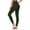 Army Green, variant on ZZwxWA High Waisted Leggings for Women - Soft Pants No See Through Belly Control Cycling Workout Yoga Pants with Pockets Slim