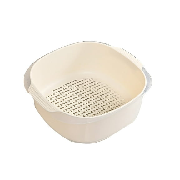 IPEWLEX Multifunctional Kitchen Vegetable Washing Basket Strainer and Soaking Bowl for Efficient Cleaning and Food Preparation