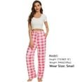 thumbnail image 4 of Rosa Junio Comfy Pajama Pants for Women, Stretch Drawstring Lounge Pants with Pockets, Soft Casual Pjs Sleep Bottoms, 4 of 6