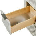 thumbnail image 5 of ARIEL Milan 49 Inch Single Rectangle Sink Bathroom Vanity with Pure White Quartz Countertop 1.5 Inch in Warm White, 5 of 7