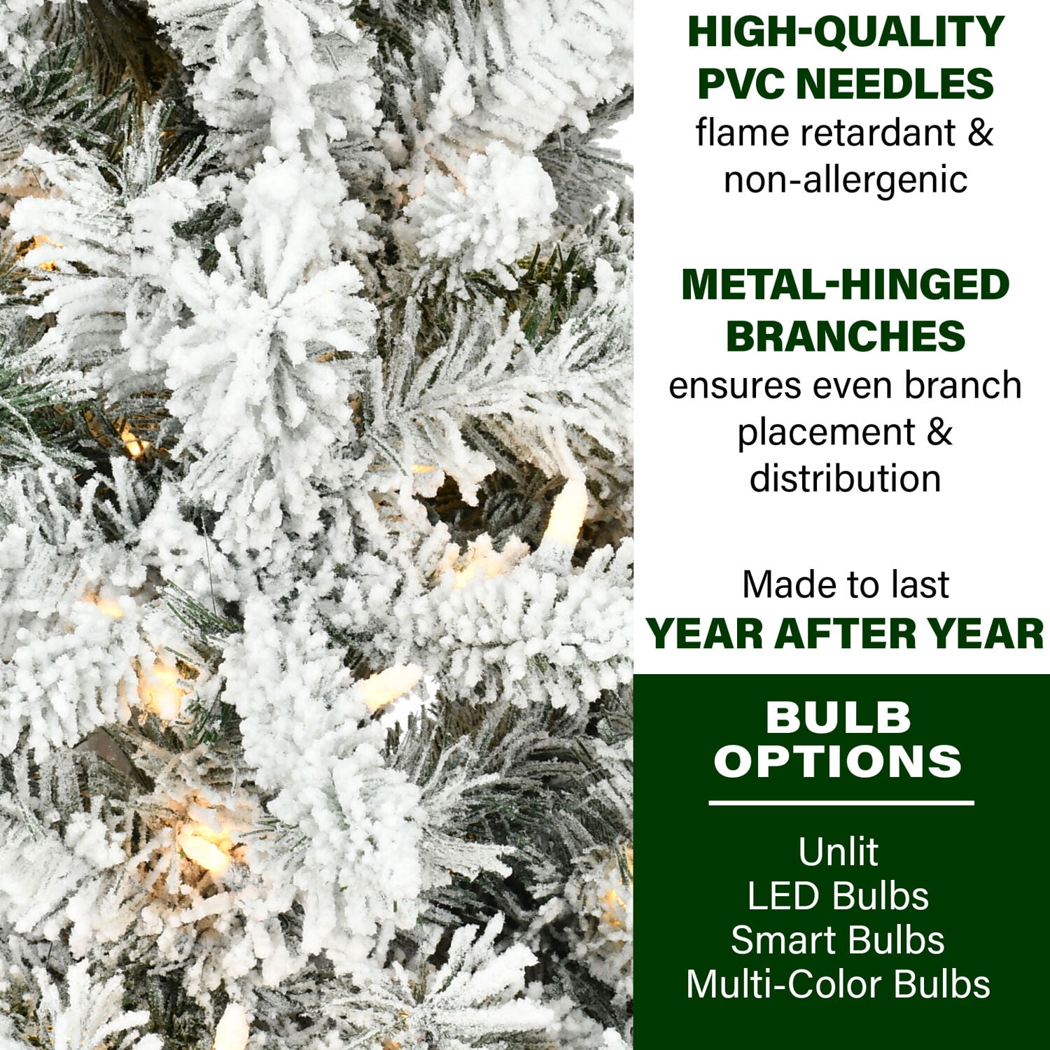 Fraser Hill Farm Unlit 9-ft Mountain Pine Artificial Slim Christmas Tree, FFMPS090-0SN