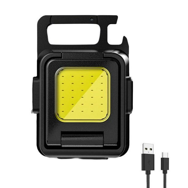 COB LED Mini llavero luz 7 modos 1000LM linterna para acampar al aire libre senderismo FLhrweasw Nuevo