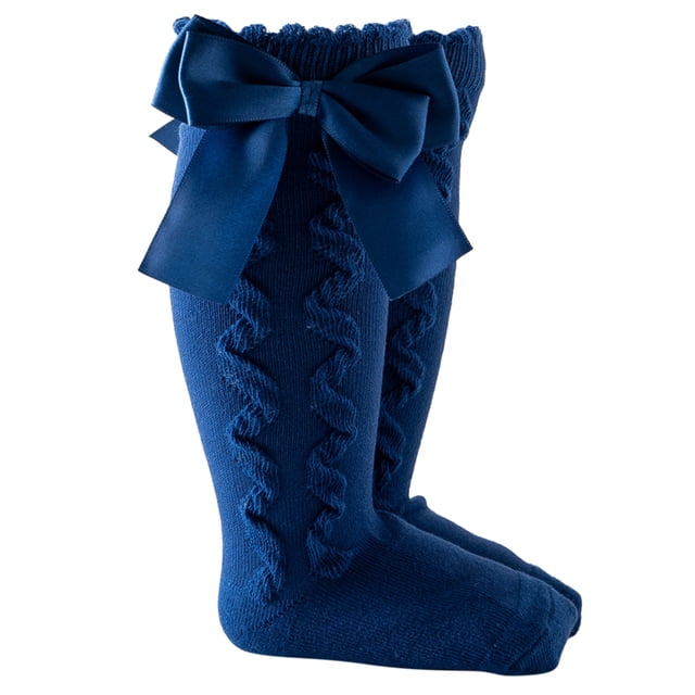 Chaussettes Unies Jusqu'aux Genoux pour Tout-Petits, Bébés, Enfants, Filles, Bas Mi-Mollet, Chaussette Princesse
