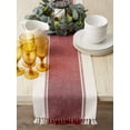 thumbnail image 5 of DII Ribbed Dobby Stripe 13x72"Table Runner, 5 of 5