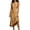 Khaki, variant on Women's Halter Sleeveless Midi Dresse Summer Casual Asymmetrical Hem Evening Party Cocktail Dresses