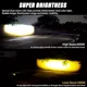 thumbnail image 4 of Faros Auxiliares Luz Doble Color Led 80w Para Auto Moto 2pcs, 4 of 8