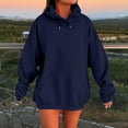 thumbnail image 2 of Timegard Sweatshirts Oversize pour Femmes 2024 Automne Hiver Décontracté Ample Confortable à Capuche Manches Longues, 2 of 5