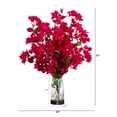 thumbnail image 2 of Nearly Natural 31in. Artificial Bougainvillea Arrangement in Vase, 2 of 6