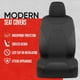 thumbnail image 2 of Fundas de asiento de coche Motor Trend AquaShield para asientos delanteros, color negro, 2 of 7