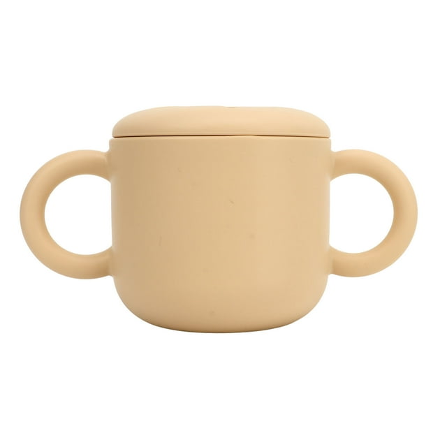 Olla Para Refrigerios Para Bebés, Diseño De Doble Oreja Multiusos, Taza De Refrigerios De Silicona Portátil Ecológica De 350 Ml Para Bebés Y Niños