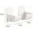 thumbnail image 2 of Punch Storage Bracket Organizer for Wrap Garbage Bags and Kitchen Cabinet Refrigerator Side Space Saving Rack, 2 of 6