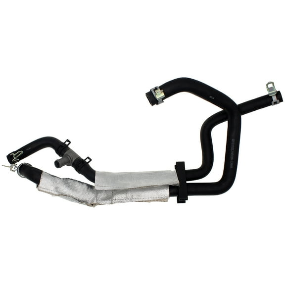Dorman 626-712 HVAC Heater Hose Assembly for Specific Buick / Cadillac Models, Black; Silver