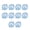 25mm blue, variant on 10Pcs Fishing Float Clear Round Balls Hollow Bubble Surfaces Floats Water Bubble Floats Tackle Easy to Use