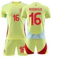 thumbnail image 1 of Boys Girls Kids PEDRI 26# RODRIGO 16# Soccer Football Jersey, 1 of 2
