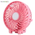 thumbnail image 2 of BadPiggies Mini Handheld Fan Foldable Desk Fan Small Personal Portable Table Fan with Battery USB Rechargeable (Pink), 2 of 9