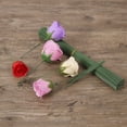 thumbnail image 1 of 50Pcs Rose Stem Easy to Install Straight Nondeformable Realistic Texture DIY Iron Wire Artificial Flower Pole for Party, 1 of 7