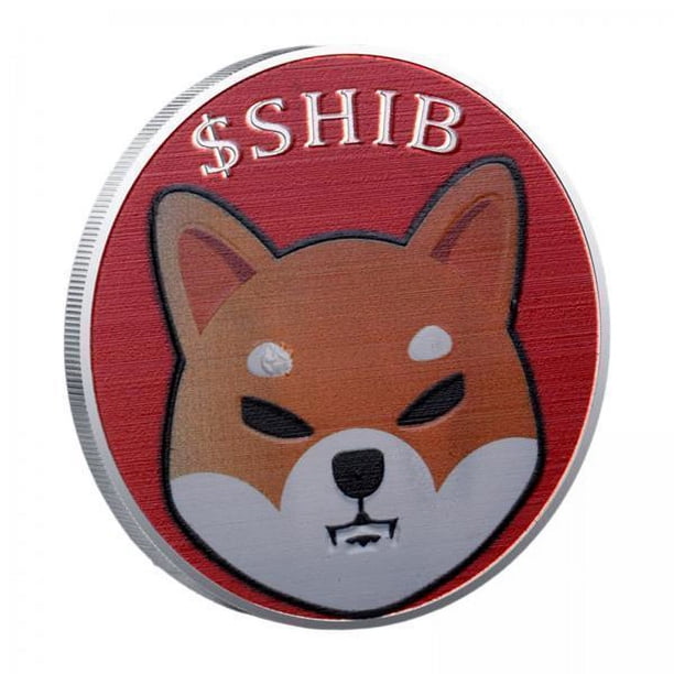 3xColección Chapada En Hierro Monedas Dogecoin Coleccionistas De Recuerdos Plata Rojo