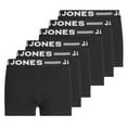 thumbnail image 1 of JACK&JONES Calzoncillos bóxer de niño, lote de 6 - SENSE TRUNKS, algodón elástico, logo en la cintura Negro 164, 1 of 3