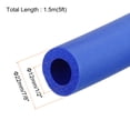 thumbnail image 2 of Foam Grip Tubing Handle Grips 12mm(1/2") ID 22mm OD 5ft Blue for Utensils, Fitness, Tools Handle Support, 2 of 5