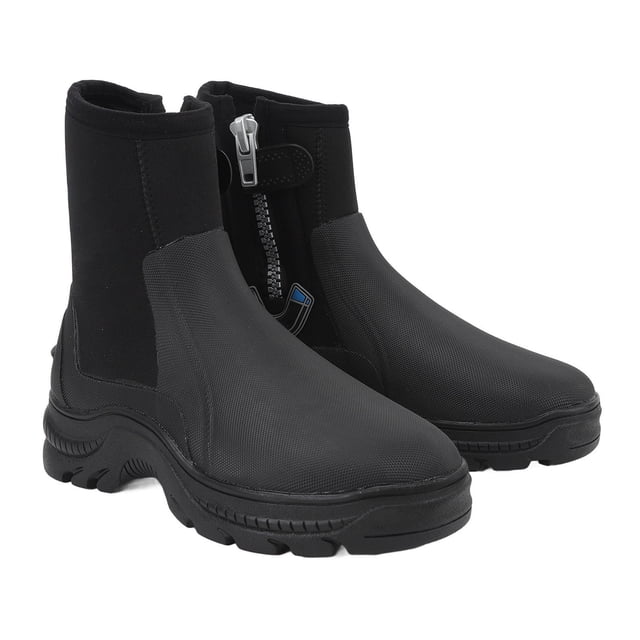 M Buder Botas de Buceo de Neopreno 5mm de Grosor Suela de Goma Antideslizante Forro Suave Botas de Agua Altas Zapatos de Vadeo para Snorkel Natación Surf Talla 26 MX