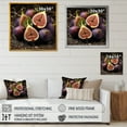 thumbnail image 4 of Designart "Filigree Of Gothic Figs I" Fruits Canvas Prints, 4 of 7