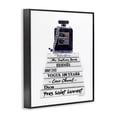 thumbnail image 2 of Stupell Industries Contemporary Fashion Designer Perfume Bookstack Blue White Watercolor Black Framed Giclee Art, 11 x 14, by Amanda Greenwood, 2 of 7