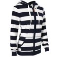 thumbnail image 1 of con Capucha con Rayas de Negro Blanco Ropa Casual para Mujeres Chicas 4XL Baoblaze Forme a mujeres la capa, 1 of 8