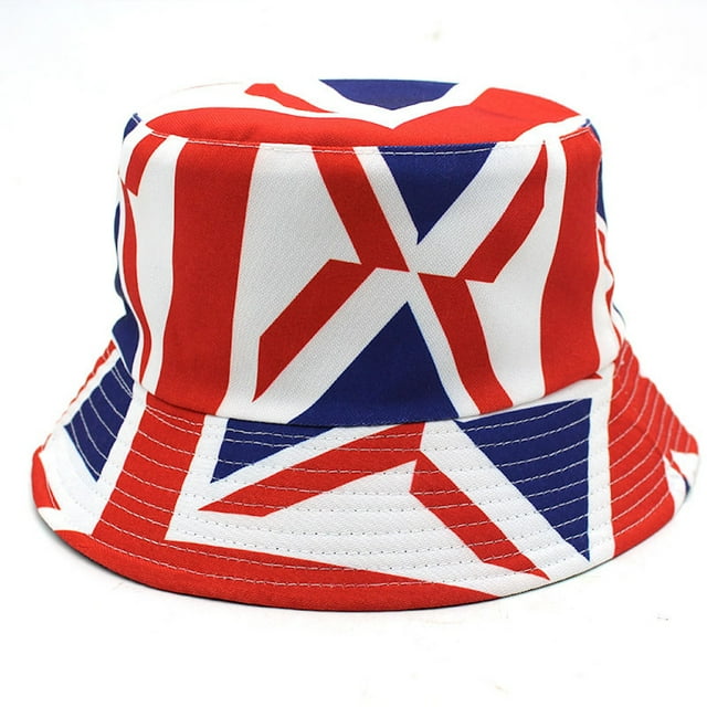 Sombrero de pescador con la bandera del Reino Unido, unisex, para mujeres, hombres y adolescentes
